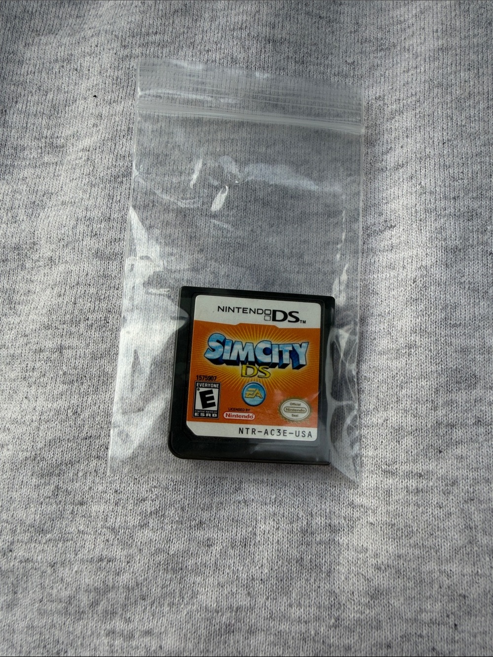 Nintendo DS SimCity DS Game Card - Orange, Black, White NO CASE